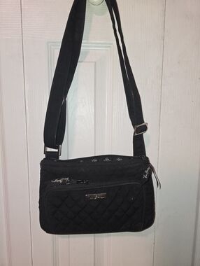 Vera Bradley Black Quilted Crossbody Bag